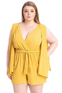 Plus size rompers and jumpsuits for women in sizes 1X to 3X
